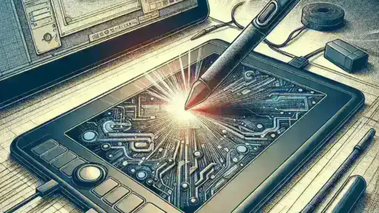 "Tablet graphic drawing software interface showcasing various tools for digital artists – featured in 'Software para Dibujar en Tabletas Gráficas: La Guía Definitiva'."
