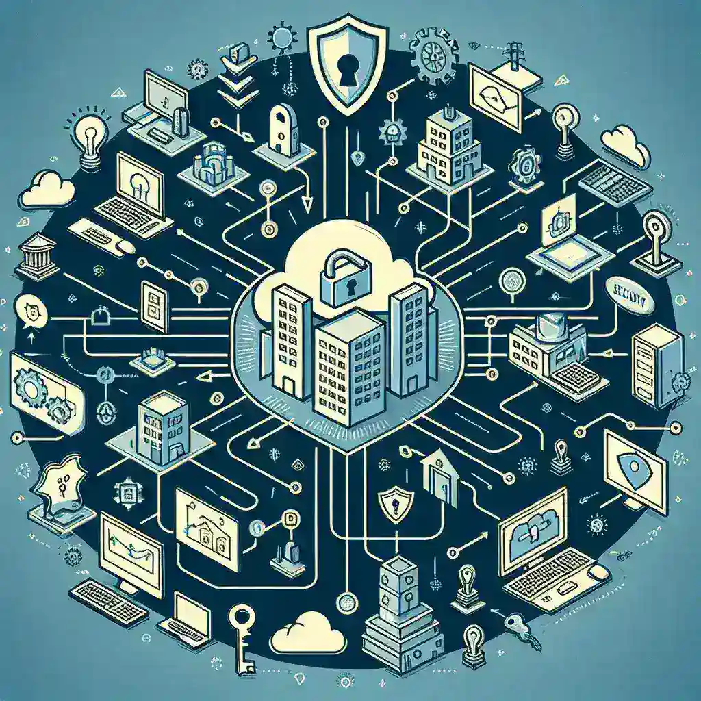 "Infografía sobre soluciones seguras para la gestión de integraciones externas en empresas, destacando las mejores prácticas y herramientas recomendadas para proteger datos y fomentar la colaboración."