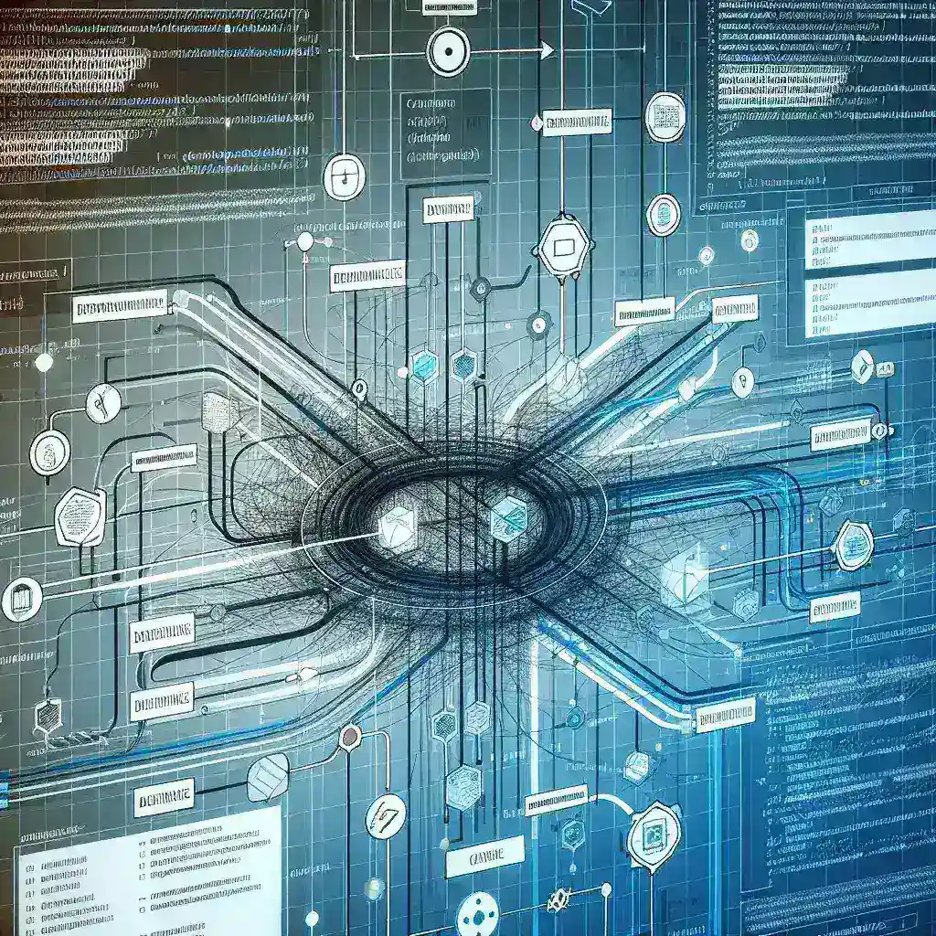 "Infografía que muestra las mejores plataformas de análisis de dependencias en código, destacando herramientas clave y mejores prácticas en el desarrollo de software."