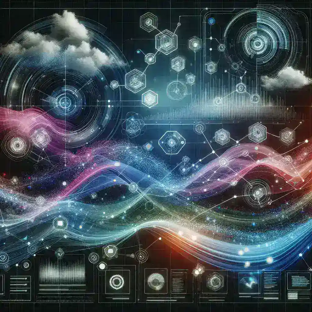 "Gráficos y métricas de rendimiento en el monitoreo de aplicaciones web complejas, representando soluciones avanzadas para optimizar el rendimiento y la eficiencia en 2024."
