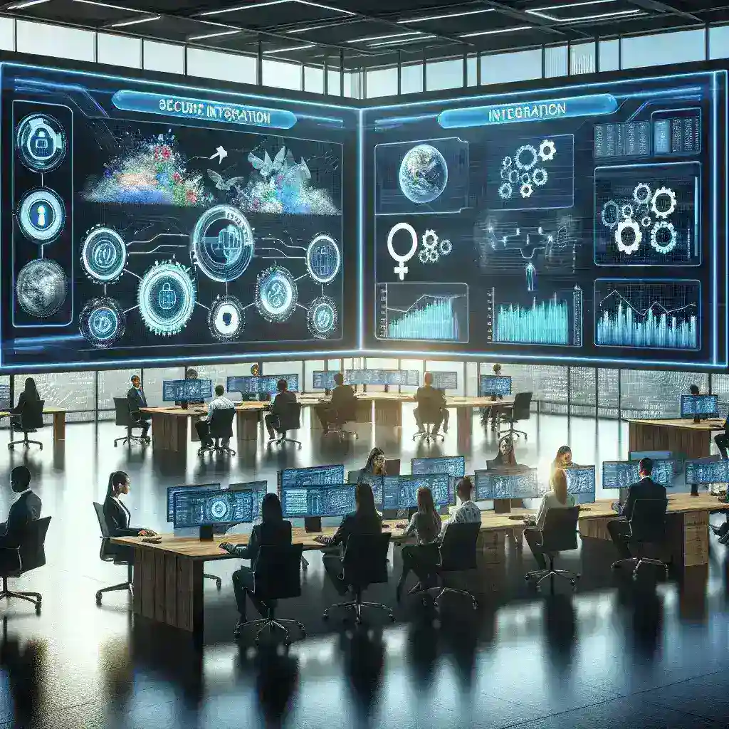 "Infografía sobre soluciones para la gestión segura de integraciones externas en 2024, destacando mejores prácticas y estrategias recomendadas."